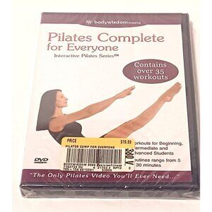 Pilates Complete For Everyone Interactive DVD With Over 35 Workouts New Sealed